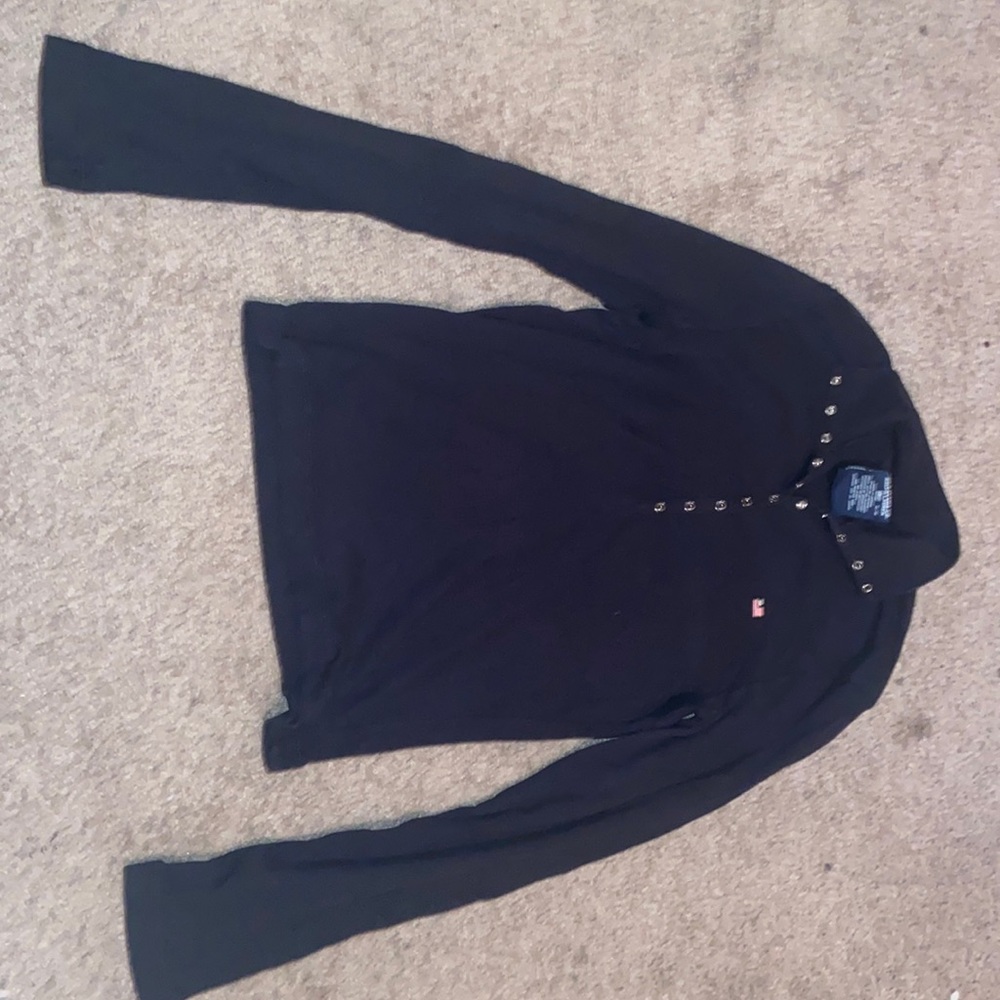 Black button up shirt